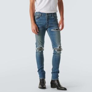 Amiri Mx1 Distressed Skinny Jeans